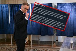 Andrzej Duda też się odniósł. "Nie cynizm i draństwo"