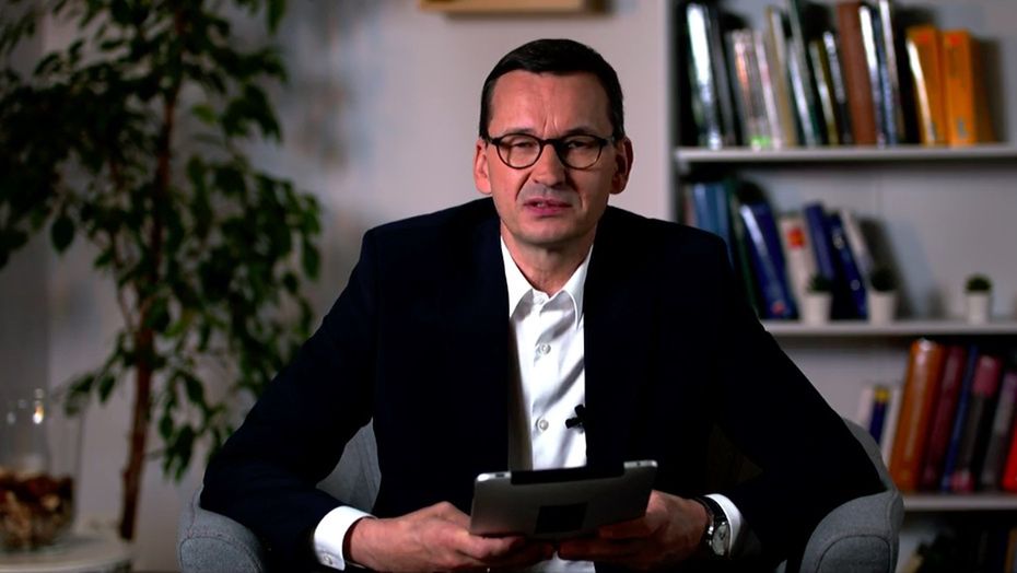 Premier Mateusz Morawiecki wypowiedział się m.in. na temat koronawirusa i Białorusi