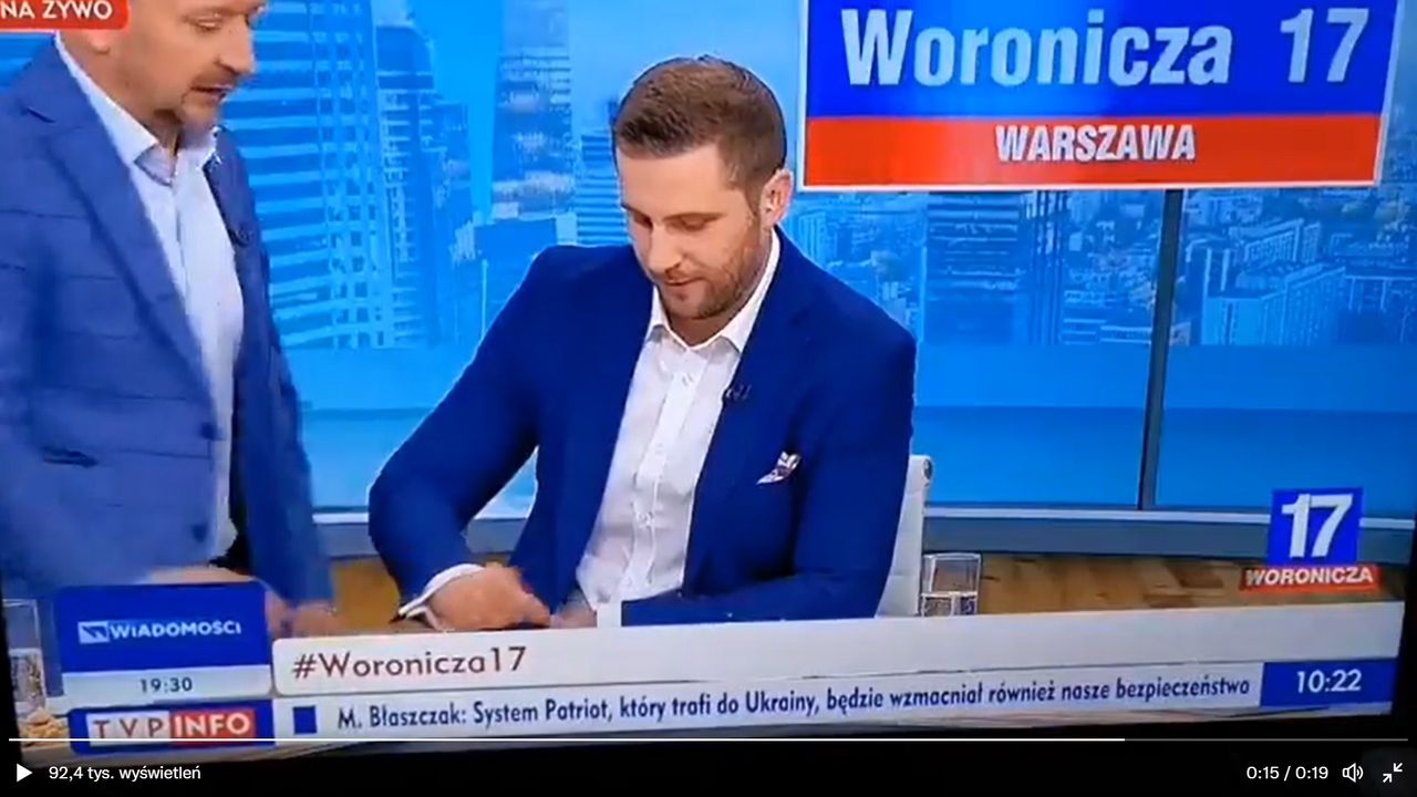 Awantura w TVP Info. Padło słowo "menda", był ogórek na stole