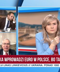 Prezenterka oniemiała. Senator: "Glapiński niechlujnie drukował banknoty 500 zł"