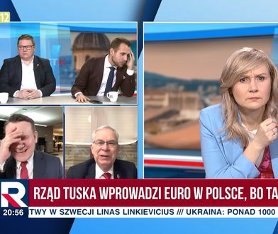 Prezenterka oniemiała. Senator: "Glapiński niechlujnie drukował banknoty 500 zł"