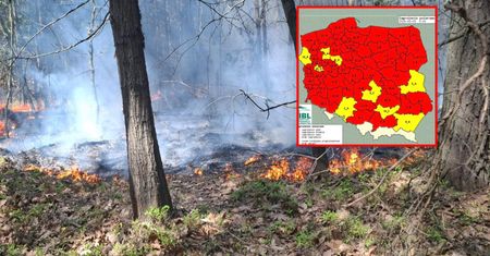 Niemal cała Polska na czerwono. "Wystarczy iskra, by doszło do tragedii"