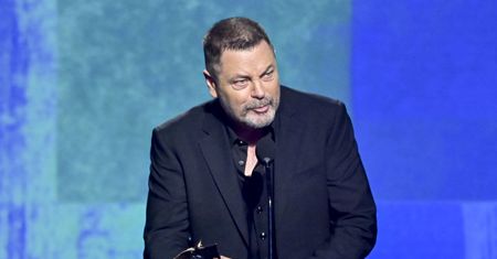 Nick Offerman odebrał nagrodę. Nagle padło niecenzuralne słowo