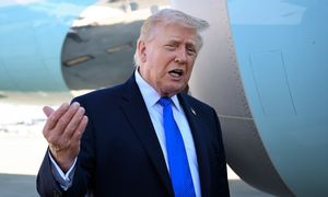 Dziwne zachowanie Trumpa. Nagle zaczął mówić o helikopterach