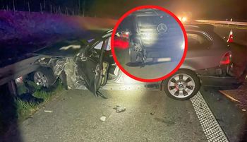 BMW stało na A2. Nadjechał pijany kierowca ciężarówki. Oto finał