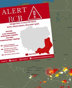 Czerwone alerty IMGW. Ostrzeżenie RCB dla południowo-wschodnich województw
