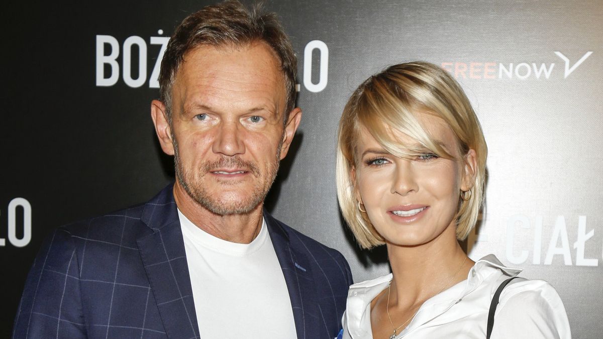 Żona Cezarego Pazury zapowiedziała urlop