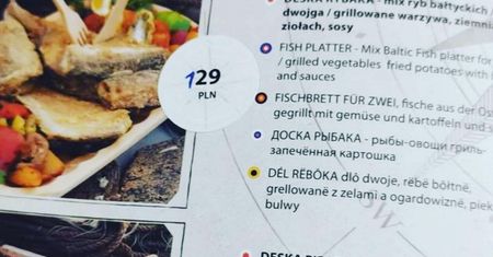 "Aż ciężko uwierzyć". Restaurator podniósł ceny dopisując jedynkę na przedzie