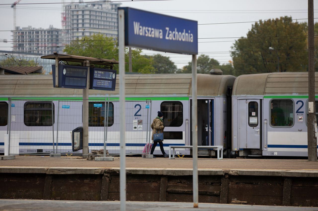 Warszawa. Wypadek na Dworcu Zachodnim