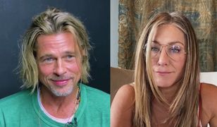 Ten flirt Brada Pitta i Jennifer Aniston przejdzie do historii. Stara miłość nie rdzewieje?