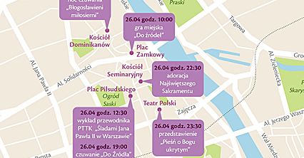 Kanonizacja Jana Pawła II - infografika