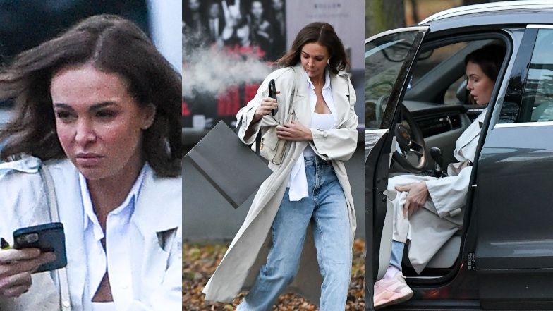 Anna Wendzikowska wypuszcza z płuc kłęby siwego dymu 