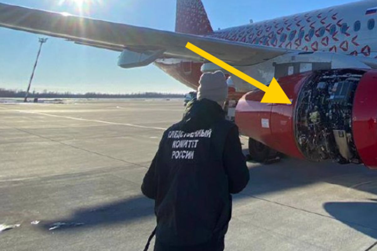 Kuriozalne nagranie z Rosji. Na pokładzie było prawie 100 osób