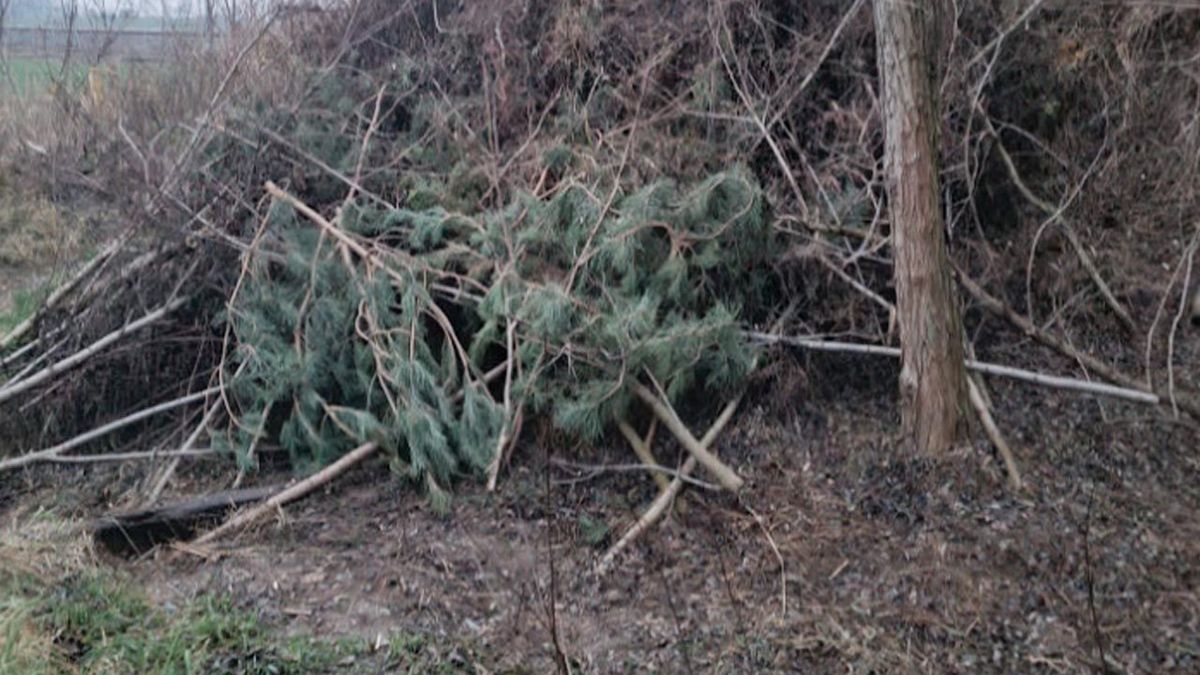 Ziemianka, w której kryła się kobieta 