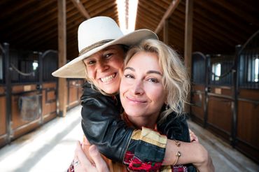 Martyna Wojciechowska z bohaterką swojego programu 