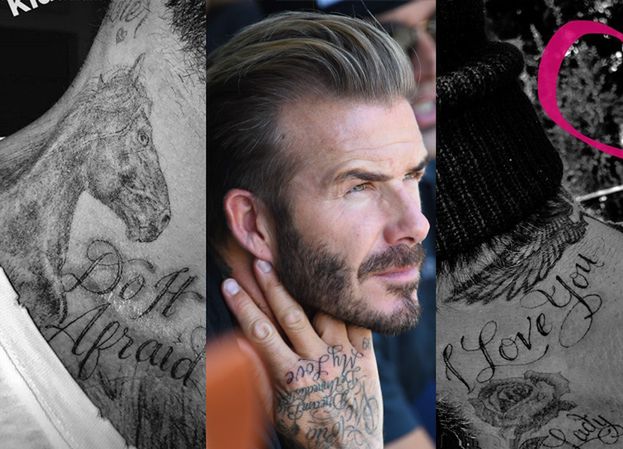 David Beckham ma TRZY nowe tatuaże! (ZDJĘCIA)