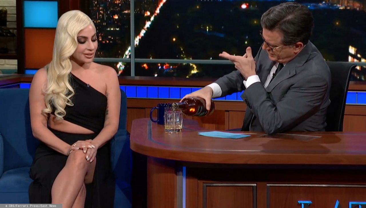 Lady Gaga w "The Late Show" 