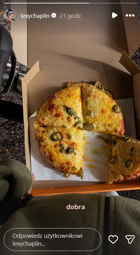 Lexy Chaplin oceniła pizzę