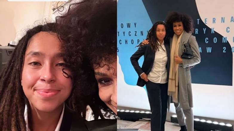 Omenaa Mensah z 23-letnią córką wybrały się na Konkurs Chopinows