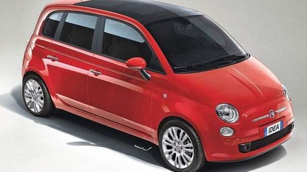 Fiat 500 5D - wizualizacja
