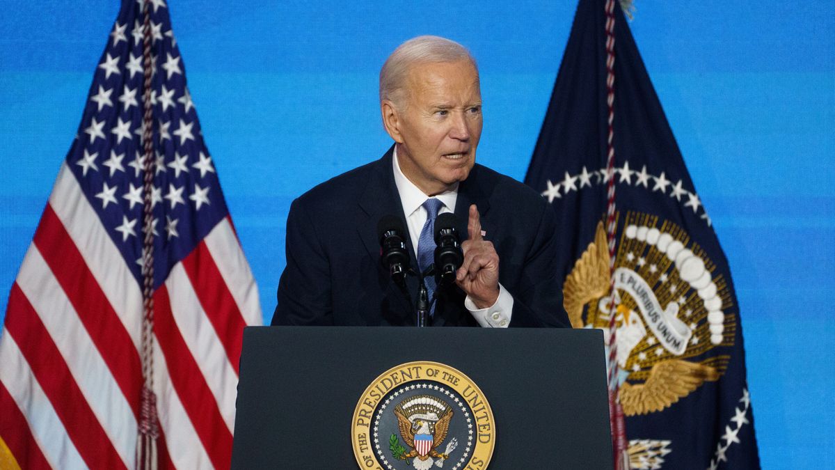 US President Joe Biden speaks at the US Conference of Mayors in Washington, DC, USA, 17 January 2025. The conference brings together mayors from across the United States to discuss common interests. EPA/WILL OLIVER Dostawca: PAP/EPA.