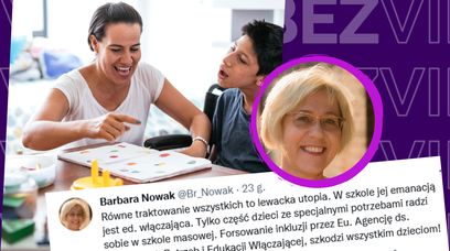 Barbara Nowak uderza w dzieci z niepełnosprawnością. "To łamanie Konstytucji"