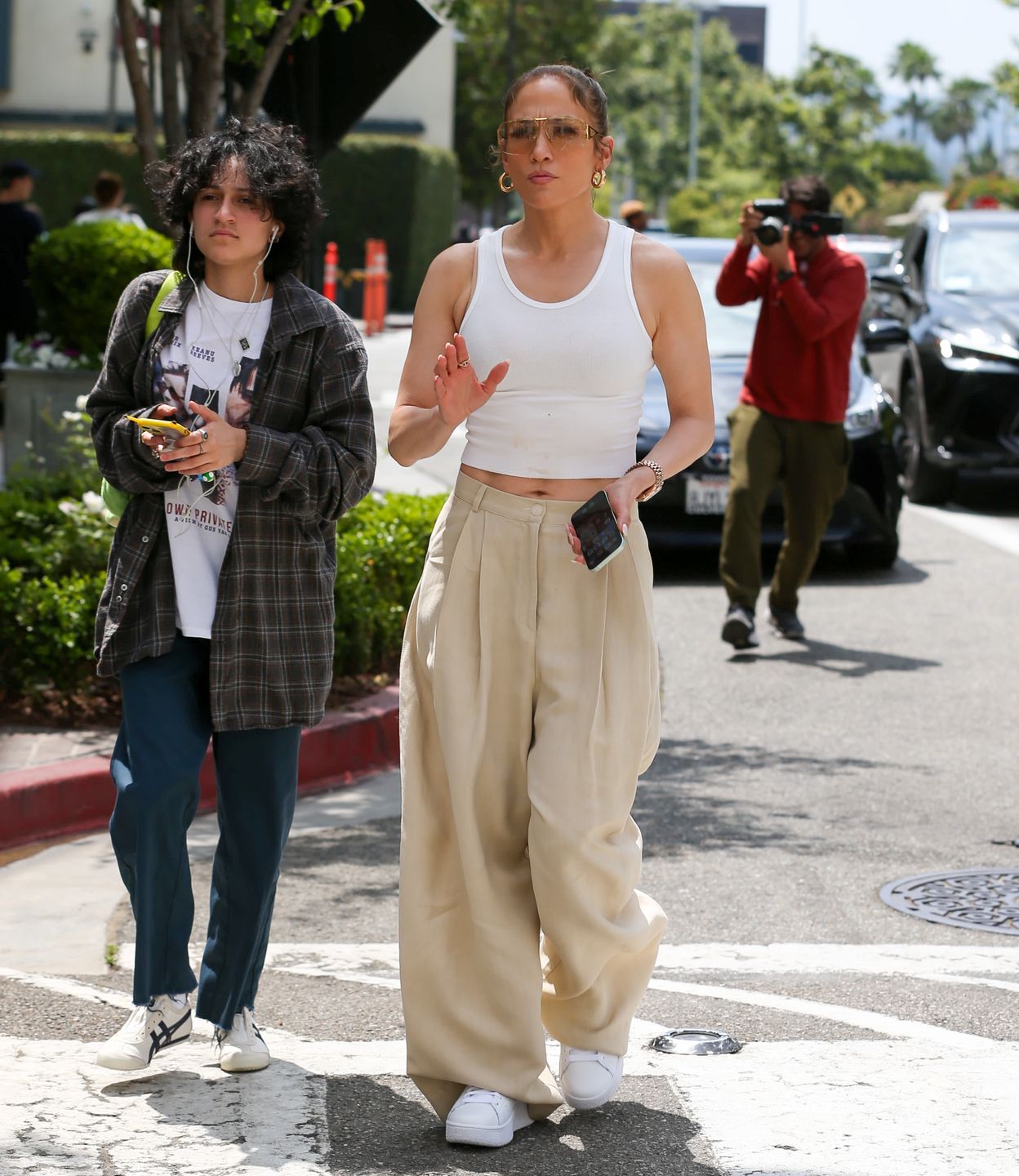 Wściekła Jennifer Lopez błaga fotografów o spokój