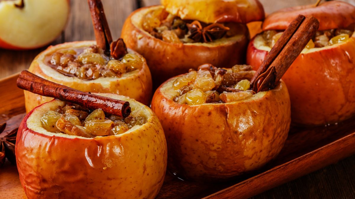 Pieczone jabłka z cynamonem