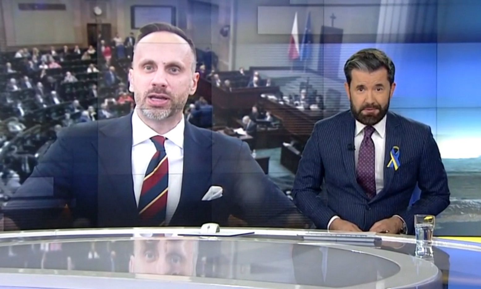 Janusz Kowalski został wyśmiany w "Faktach" TVN