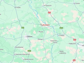 Karambol na DK79. Niemowlę w szpitalu.