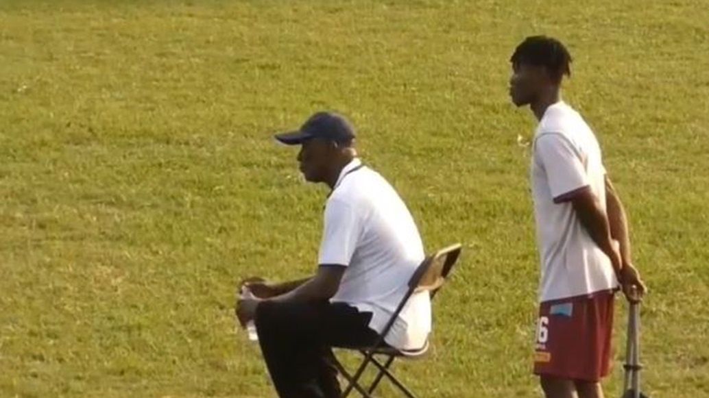 Na zdjęciu: trener Bashir Hayford 