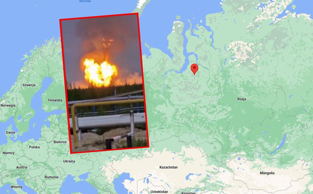 Wybuch w zakładzie Gazpromu w Rosji