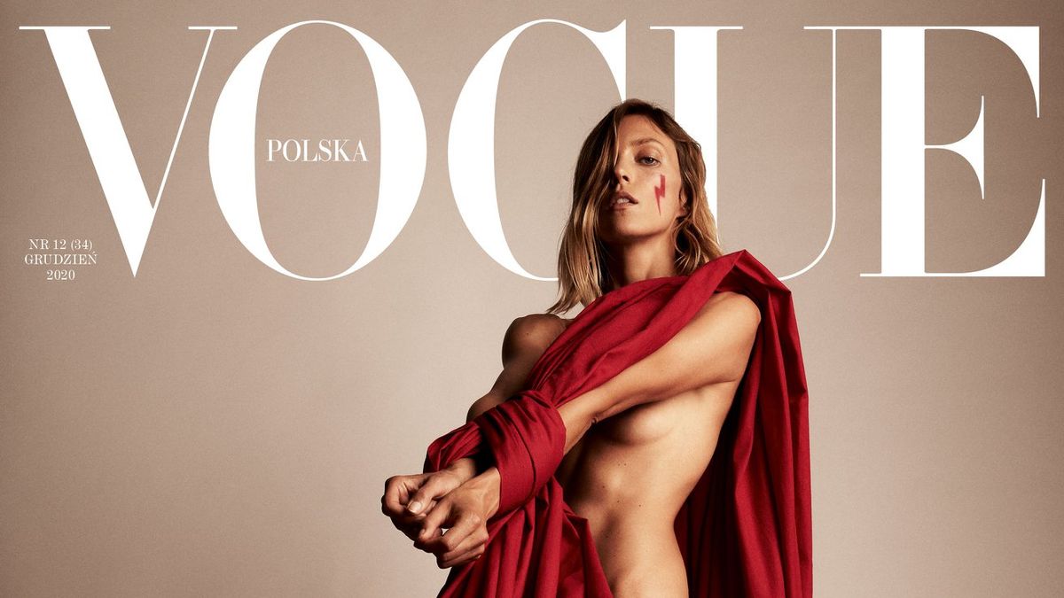 Zdjęcie dnia. Odważna okładka "Vogue Polska" z Anją Rubik 1