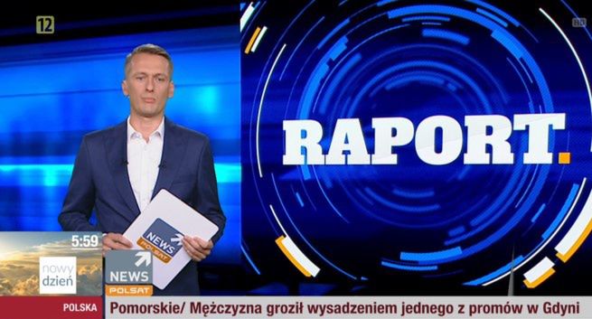 Michał Adamczyk prowadzącym „Raport” w Polsat News