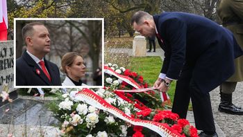 Prezydent Nawrocki z żoną rozpoczęli obchody Święta Niepodległości