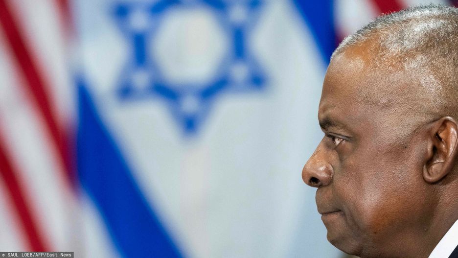 Archiwum zagraniczne East News 2024-06
US Secretary of Defense Lloyd Austin speaks during a meeting with Israeli Defense Minister Yoav Gallant at the Pentagon in Washington, DC, June 25, 2024. (Photo by SAUL LOEB / AFP)
SAUL LOEB