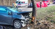 Śmiertelny wypadek pod Włodawą. Kierowca daewoo zginął na miejscu