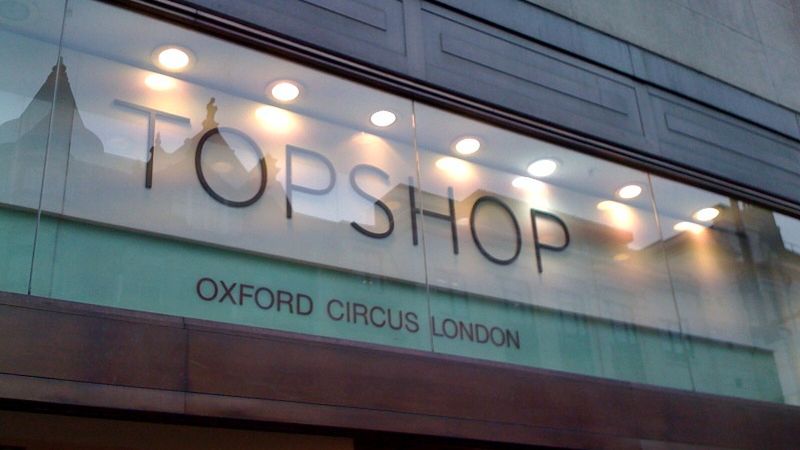Najdroższym sklepem Greena jest Topshop na Oxford Street w Londynie 