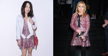 Celebrytki w różowych cekinach z sieciówki: Olga Bołądź czy Monika Olejnik? (ZDJĘCIA)