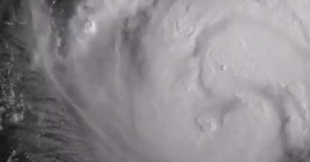 Niszczycielski huragan Harvey z Kosmosu