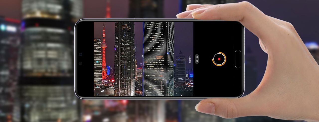Huawei P20 z funkcją AIS (AI Image Stabilization)