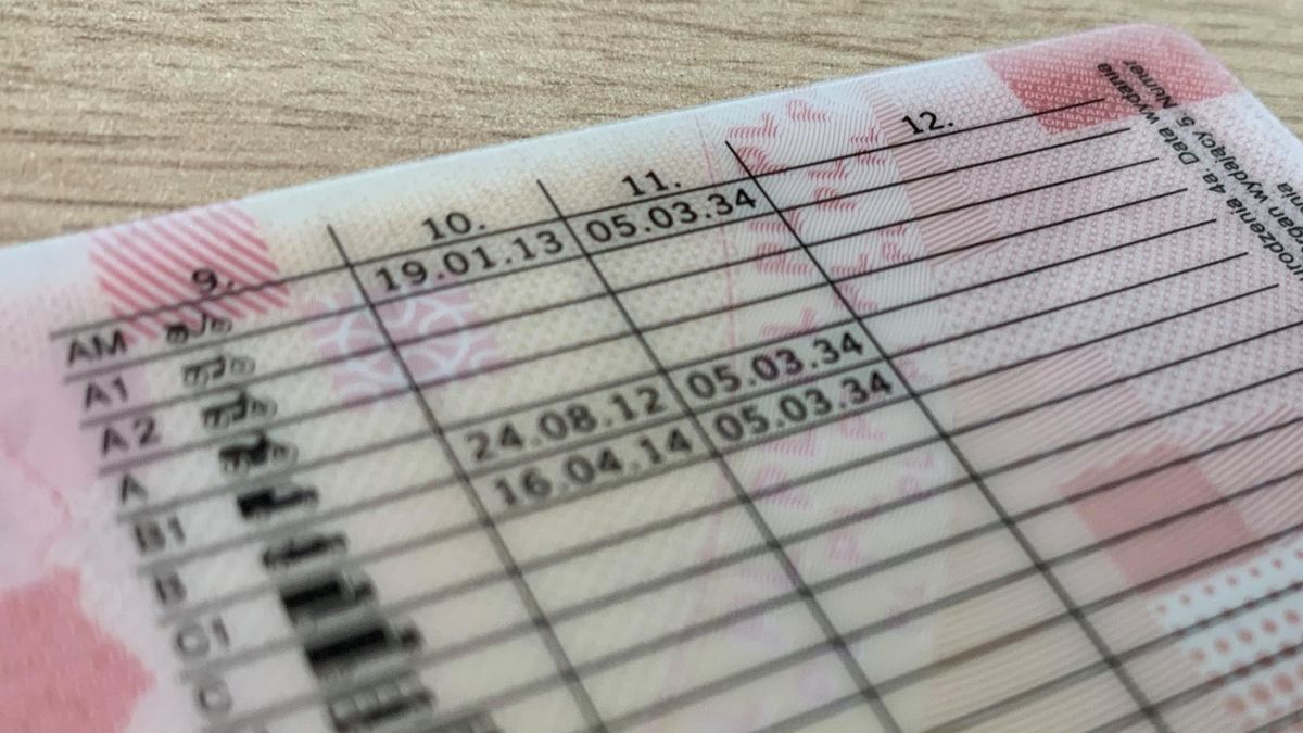 Data następnych badań na prawo jazdy określa ważność uprawnień do kierowania pojazdem