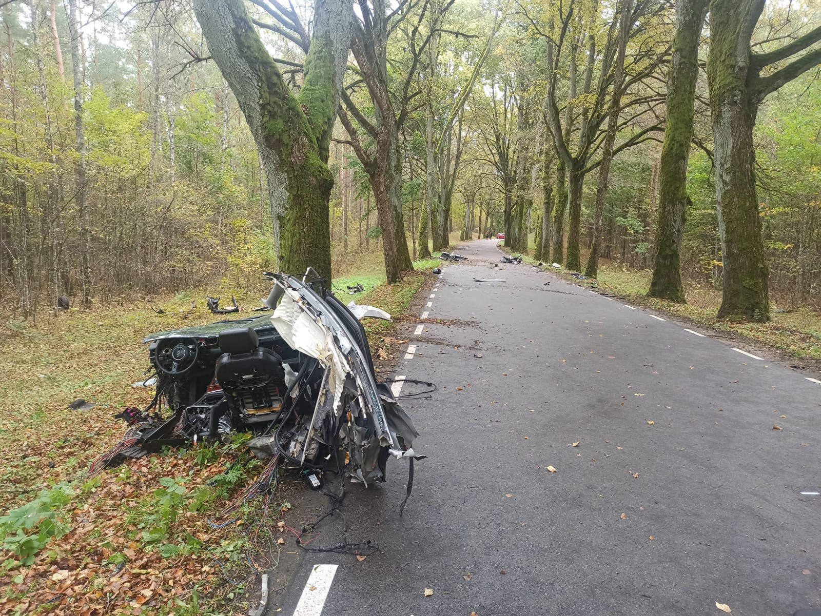 Tragiczny wypadek na drodze pod Olsztynem. Zginął kierowca audi