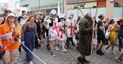 Barwny korowód studentów w Gliwicach. Ulicami miasta przeszły Teletubisie, rycerze i różowy flaming