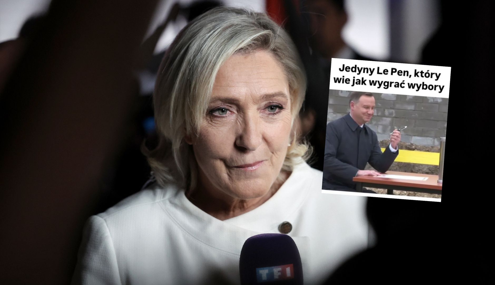 "Jedyny Le Pen". Polacy drwią po wyborach we Francji