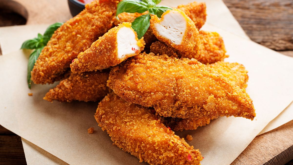 Stripsy można podać zarówno na ciepło, jak i na zimno