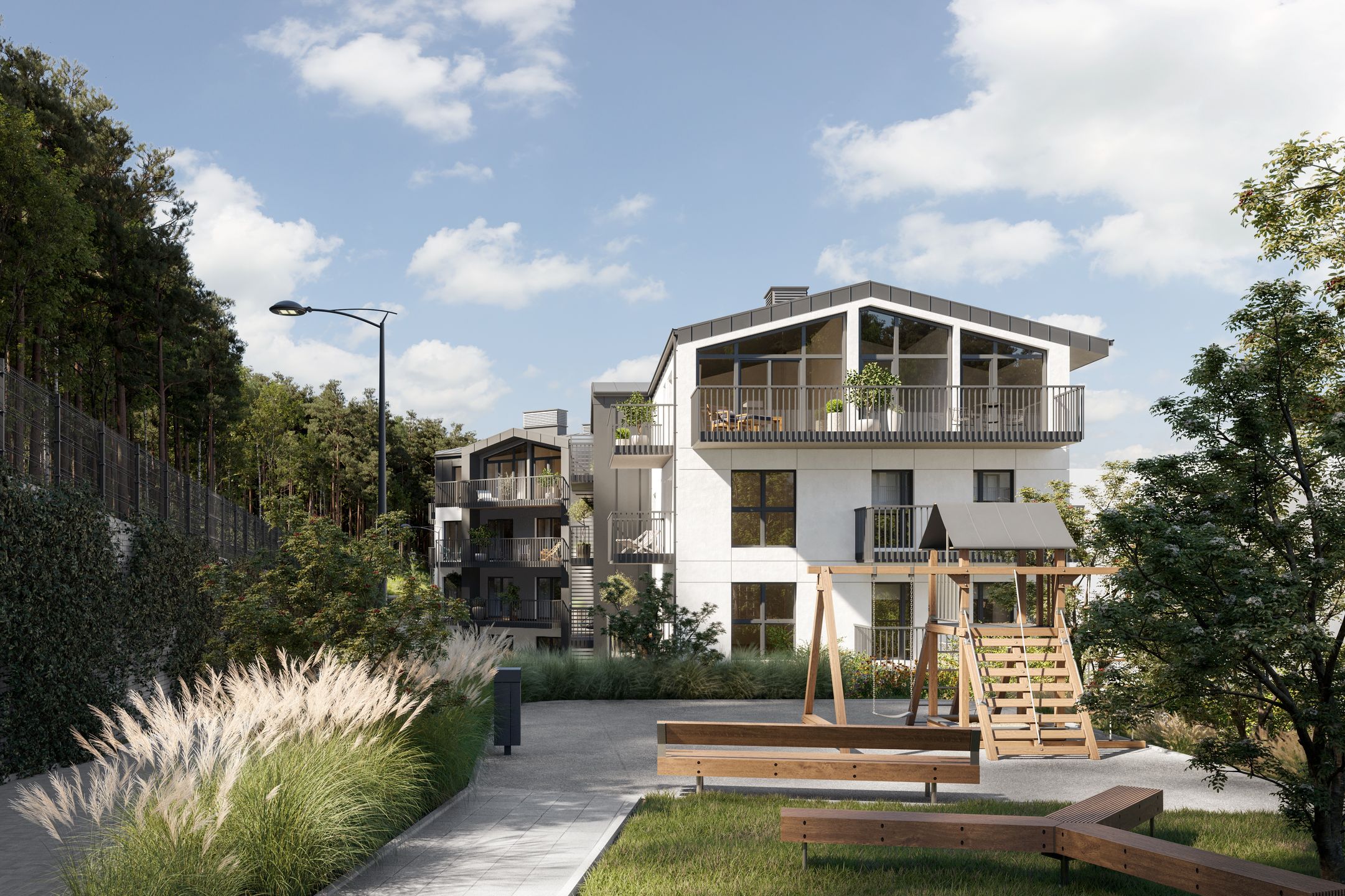 Zbożowa- wizualizacja inwestycji ACCIONA  realizowanej w Gdyni