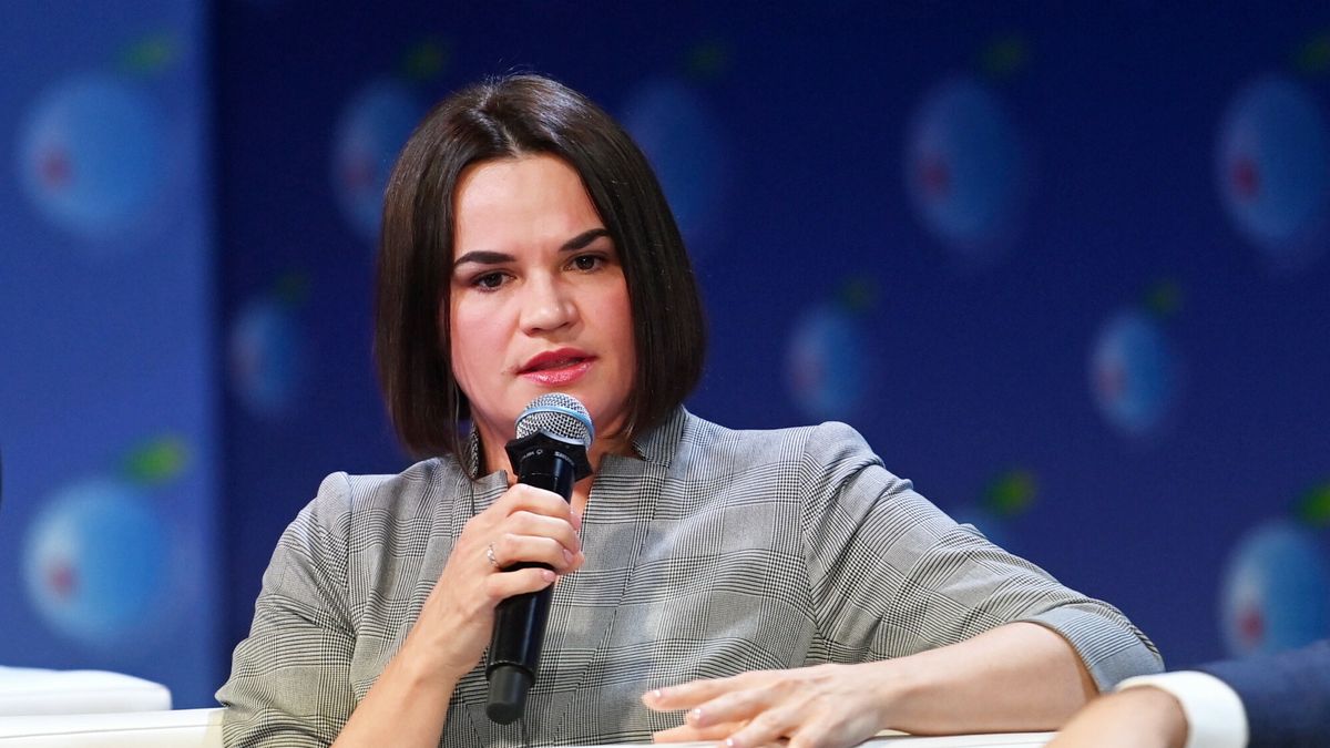 Łukaszenka blefuje, nie odetnie dostaw gazu w odpowiedzi na nowe sankcje UE - uważa Swiatłana Cichanouska 