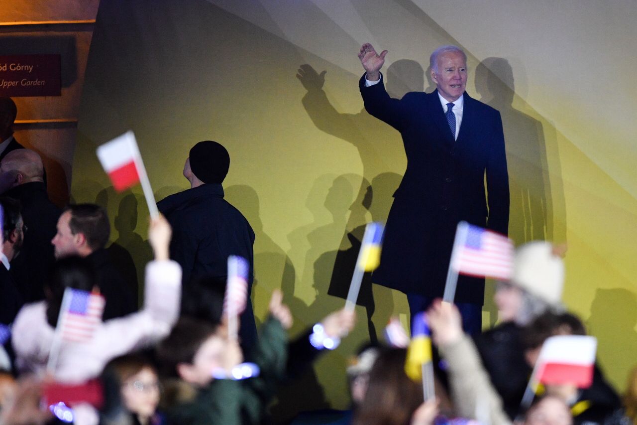 Joe Biden w Warszawie