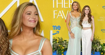 Blake Lively sili się na uśmiech i kolejny raz próbuje udowodnić, że ma dobre relacje z Anną Kendrick. Przekonała was?